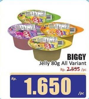 Promo Harga Biggy Jelly All Variants 80 gr - Hari Hari