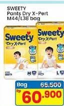 Promo Harga Sweety Bronze Pants Dry X-Pert M44, L38 38 pcs - Indomaret