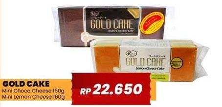 Promo Harga Rious Gold Cake Choco Cheese Mini, Lemon Cheese Mini 200 gr - Yogya