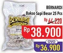 Promo Harga BERNARDI Bakso Sapi Besar 25 pcs - Hypermart