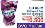 Promo Harga BUKRIM Oxy Klin Liquid Romantic Floral 750 ml - Indomaret