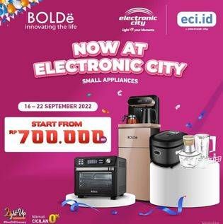 Promo Harga Bolde Small Appliances  - Electronic City