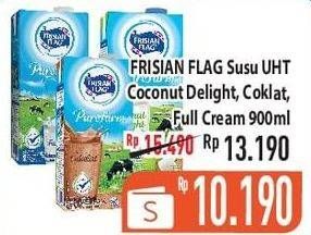 Promo Harga FRISIAN FLAG Susu UHT Purefarm Coconut Delight, Full Cream, Swiss Chocolate 900 ml - Hypermart