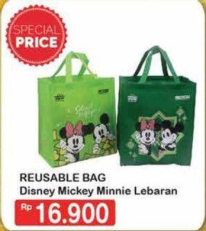 Promo Harga Reusable Bag Disney Friend, Mickey Friends  - Hypermart