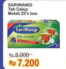 Promo Harga Sariwangi Teh Melati 25 pcs - Indomaret