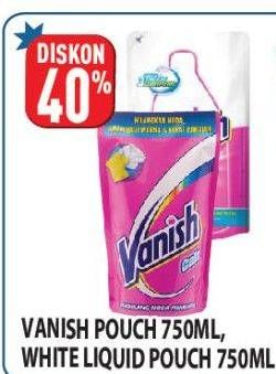 Promo Harga VANISH Penghilang Noda Cair Putih, Pink 750 ml - Hypermart