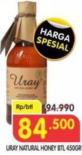Promo Harga Uray Natural Honey 450 ml - Superindo