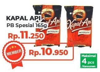 Promo Harga Kapal Api Kopi Bubuk Special 165 gr - Yogya