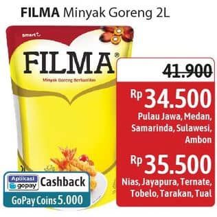 Promo Harga Filma Minyak Goreng 2000 ml - Alfamidi