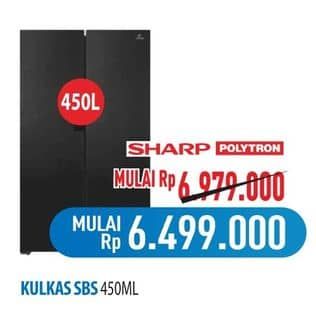 Promo Harga Sharp/Polytron Kulkas SBS  - Hypermart