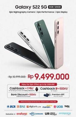 Promo Harga Samsung Galaxy S22 5G  - Erafone