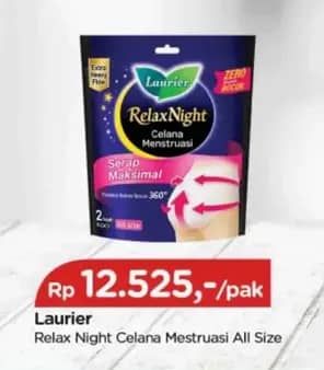 Promo Harga Laurier Celana Menstruasi M-XL 2 pcs - TIP TOP