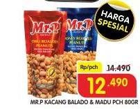 Promo Harga MR.P Peanuts Balado, Honey Roasted 80 gr - Superindo