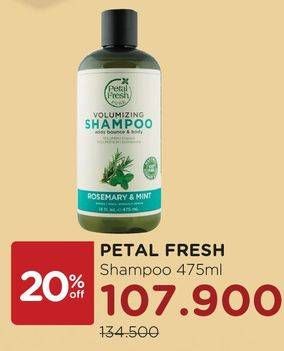 Promo Harga PETAL FRESH Shampoo 475 ml - Watsons