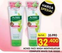 Promo Harga ACNES Facial Wash Complete White 100 gr - Superindo