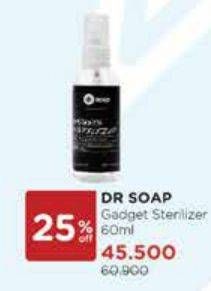 Promo Harga DR SOAP Gadget Sterilizer Cannary Row 60 ml - Watsons