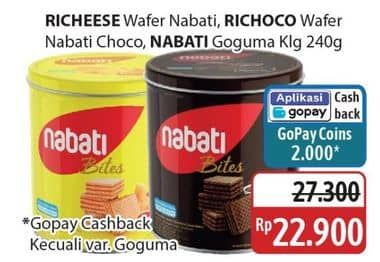 Promo Harga Nabati Bites Richeese, Richoco, Goguma 240 gr - Alfamidi