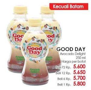 Promo Harga Good Day Coffee Drink Avocado Delight 250 ml - Lotte Grosir