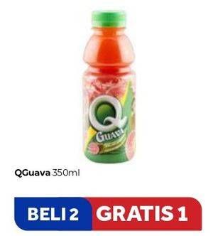 Promo Harga Q GUAVA Juice 350 ml - Carrefour
