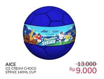 Promo Harga Aice Ice Cream Choco Strike 140 ml - Indomaret