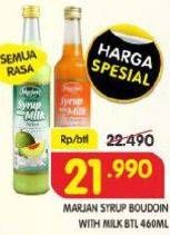 Promo Harga Marjan Syrup with Milk All Variants 460 ml - Superindo