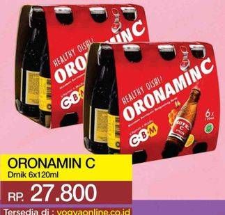 Promo Harga ORONAMIN C Drink per 6 botol 120 ml - Yogya