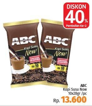 Promo Harga ABC Kopi per 10 sachet 28 gr - LotteMart