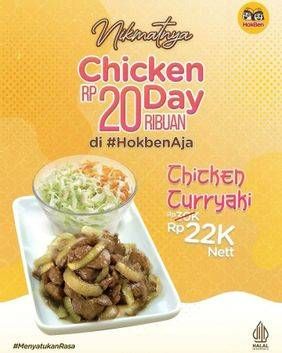 Promo Harga Hokben Chicken Curryaki  - HokBen