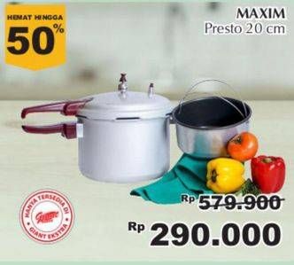 Promo Harga MAXIM Presto Cooker 20 Cm  - Giant