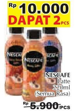 Promo Harga NESCAFE Ready to Drink All Variants per 2 botol 220 ml - Giant