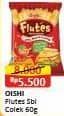 Promo Harga Oishi Flutes Potato Snack Saos Sambal Colek 60 gr - Alfamart