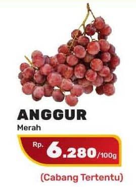 Promo Harga Anggur Merah per 100 gr - Yogya