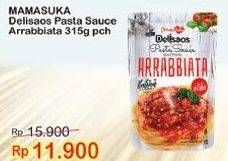 Promo Harga MAMASUKA Delisaos Saus Pasta Arrabbiata 315 gr - Indomaret
