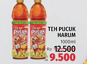 Promo Harga TEH PUCUK HARUM Minuman Teh 1360 ml - LotteMart