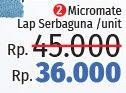 Promo Harga BAGUS Micromate Lap Serbaguna  - LotteMart