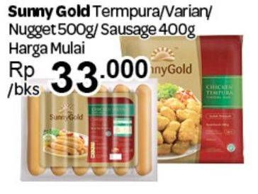 Promo Harga Sunny Gold Tempura/Varian/Nugget/Sausage  - Carrefour