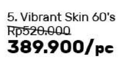 Promo Harga NUTRIMAX Vibrant Skin 60 pcs - Guardian
