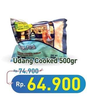 Promo Harga KNM Udang Cooked 500 gr - Hypermart