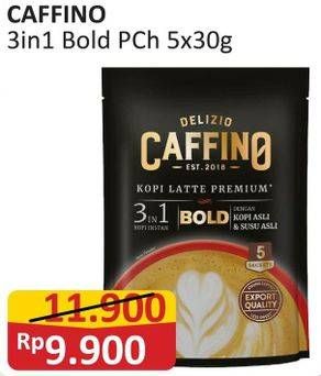Promo Harga Caffino Kopi Latte 3in1 Bold per 5 sachet 30 gr - Alfamart