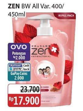 Promo Harga ZEN Anti Bacterial Body Wash All Variants 400 ml - Alfamidi