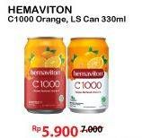 Promo Harga HEMAVITON C1000 Less Sugar, Orange 330 ml - Alfamart