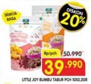 Littlejoy Bumbu Tabur per 10 sachet 2 gr Diskon 21%, Harga Promo Rp39.990, Harga Normal Rp50.990