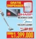 Promo Harga SHARP Microwave, MIDEA Cordless Vacuum Cleaner  - Hypermart