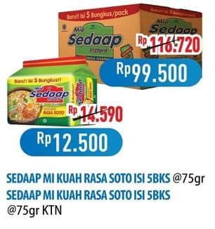 Promo Harga Sedaap Mie Kuah Soto per 40 pcs 75 gr - Hypermart