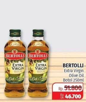 Promo Harga BERTOLLI Olive Oil Extra Virgin 250 ml - Lotte Grosir