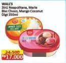 Promo Harga Walls Ice Cream Neopolitana, Marie Chocolate, Mango Coco Delight 350 ml - Alfamart