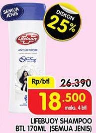 Promo Harga LIFEBUOY Shampoo All Variants 170 ml - Superindo