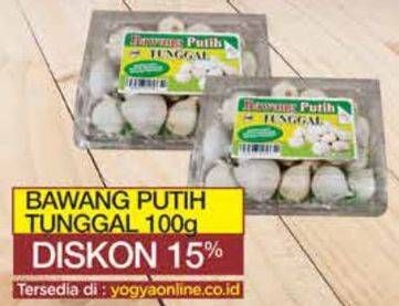 Promo Harga Bawang Putih Tunggal 100 gr - Yogya