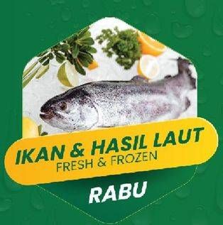 Promo Harga Aneka Ikan Laut All Variants per 100 gr - Carrefour