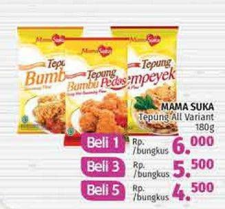 Promo Harga Mamasuka Tepung Bumbu All Variants 180 gr - LotteMart